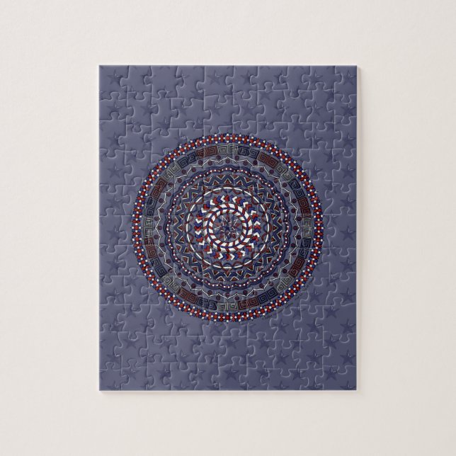 Connected Independence Day Puzzle (Vertical)