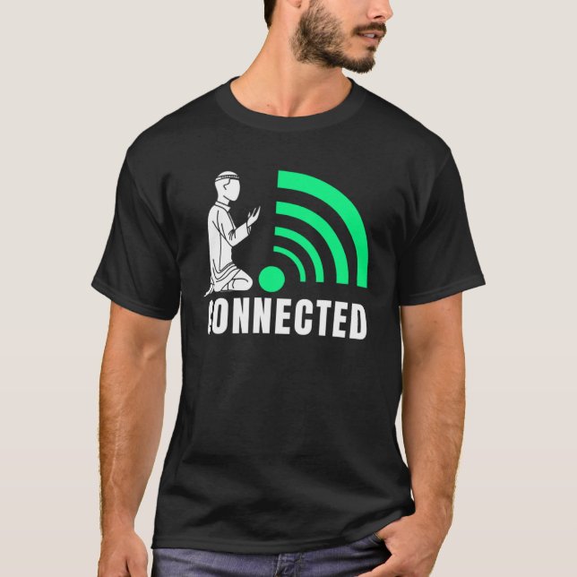Connected Islamic Muslim Ramadan Kareem First Sala T-Shirt (Front)