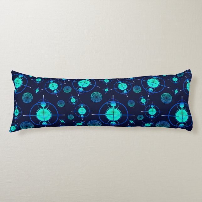 Connected Minds Pattern 2 Body Pillow (Front)