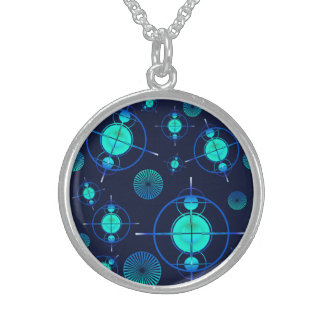 Connected Minds Pattern 2 Sterling Silver Necklace