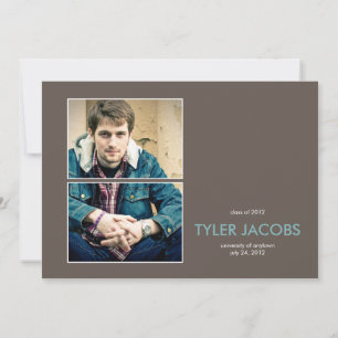 Connected Photo Graduation Announcement