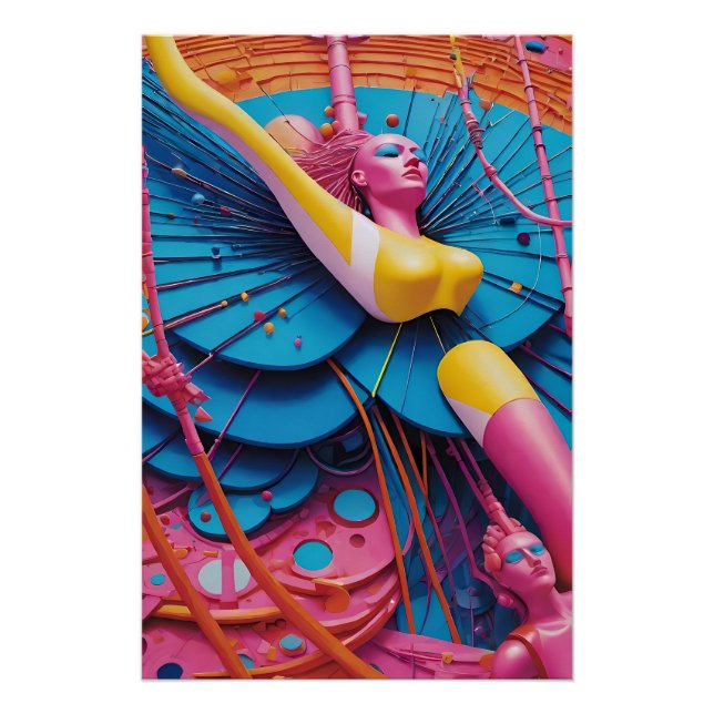 Connected to the Dream - Ken Gage Art Poster (Front)