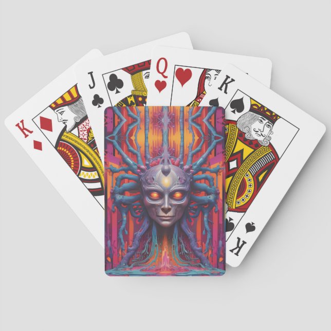 Connected to the New Reality Poker Cards (Back)