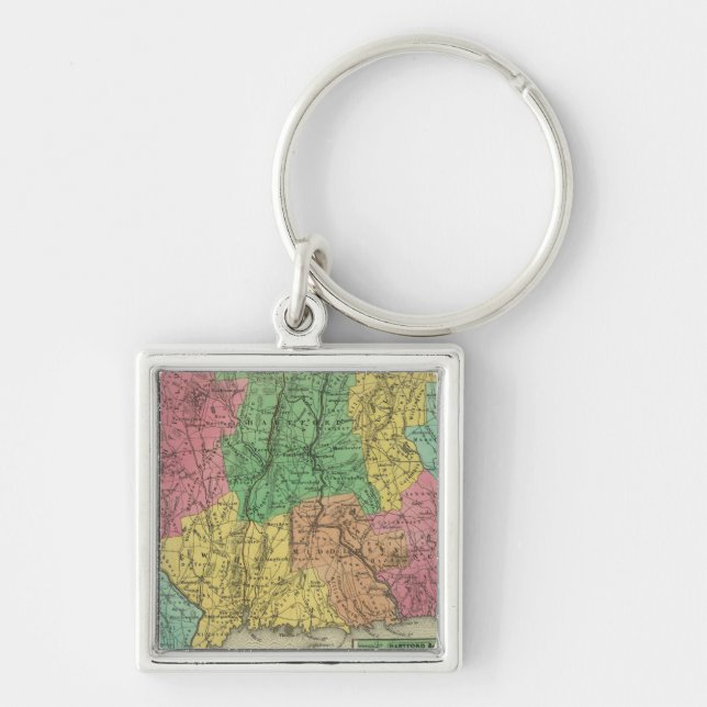 Connecticut 10 keychain (Front)