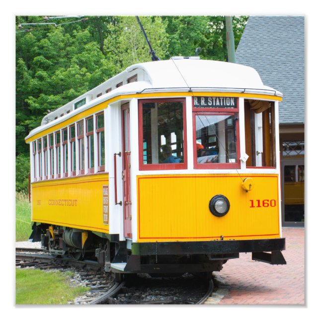 CONNECTICUT 1160 TROLLEY PRINT (Front)