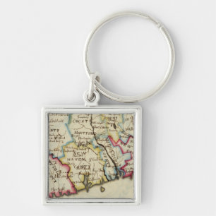 Connecticut 11 keychain