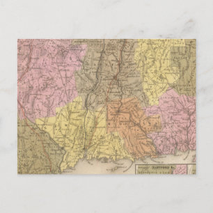 Connecticut 8 postcard
