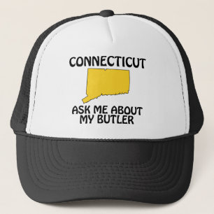 Connecticut - Ask Me About My Butler Trucker Hat