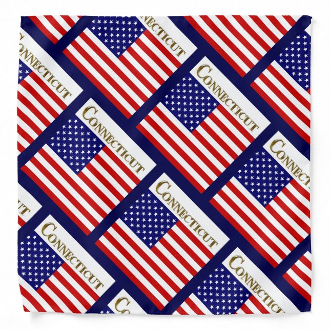 CONNECTICUT BANDANA (Front)
