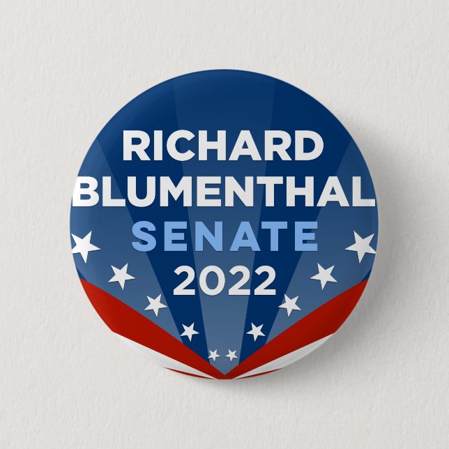 Connecticut Blumenthal for Senate 2022 Button (Front)