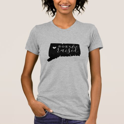 Connecticut Born and Raised State Tee