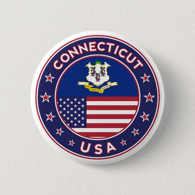 Connecticut Button (Front)
