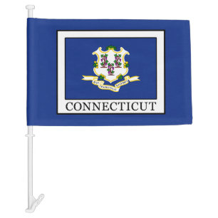Connecticut Car Flag