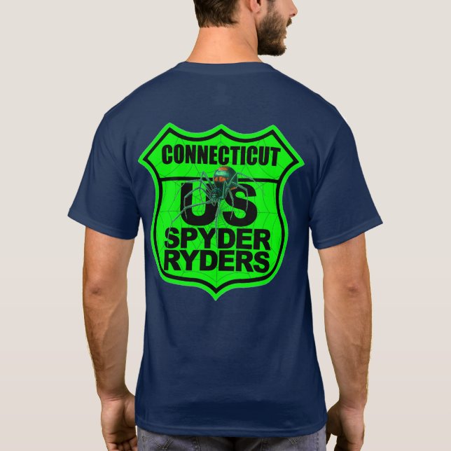 Connecticut Chapter - Logo 2-Sided Green T-Shirt (Back)
