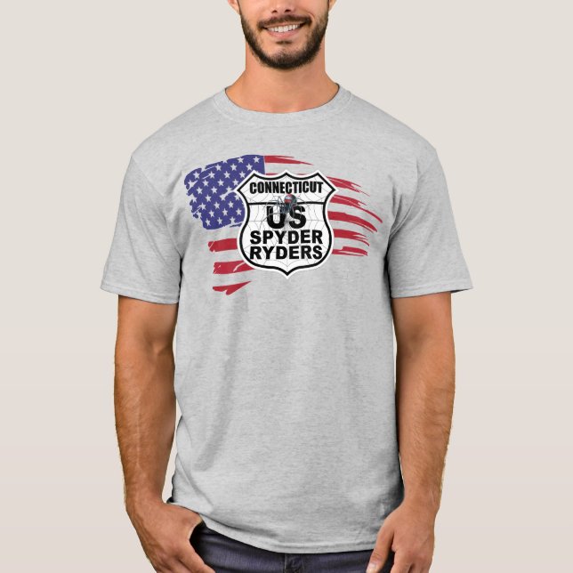 Connecticut Chapter - Tattered Flag T-Shirt (Front)