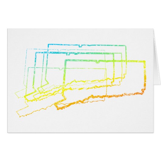 connecticut chill blur cards (Front Horizontal)
