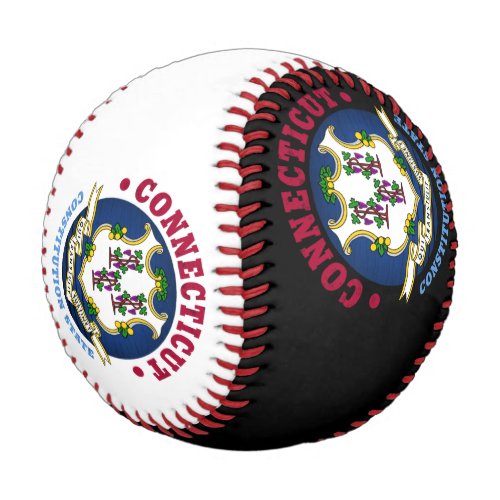 CONNECTICUT CONSTITUTION STATE FLAG BASEBALL