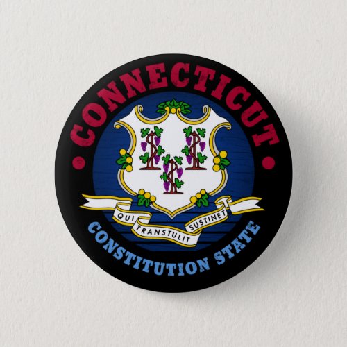 CONNECTICUT CONSTITUTION STATE FLAG BUTTON