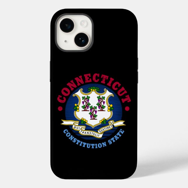 CONNECTICUT CONSTITUTION STATE FLAG Case-Mate iPhone CASE (Back)