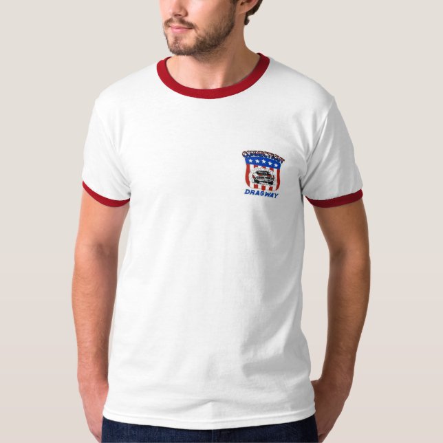 Connecticut Dragway Ringer Tee (Front)