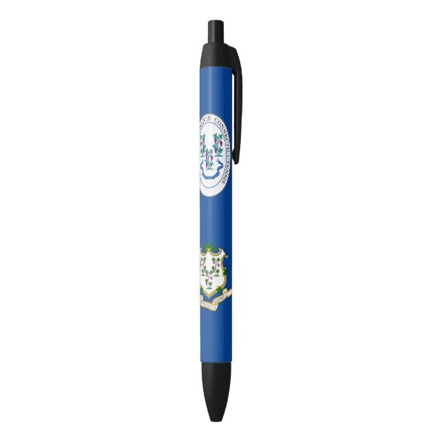 Connecticut flag pen (Bottom (Vertical))