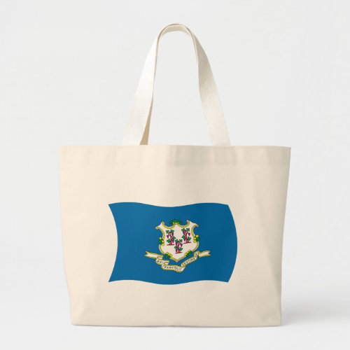 Connecticut Flag Tote Bag