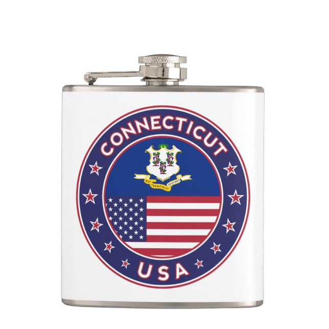 Connecticut Flask (Front)
