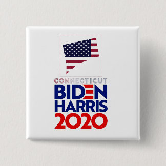 Connecticut for Biden Harris 2020 Button