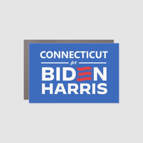 Connecticut for Biden Harris Car Magnet