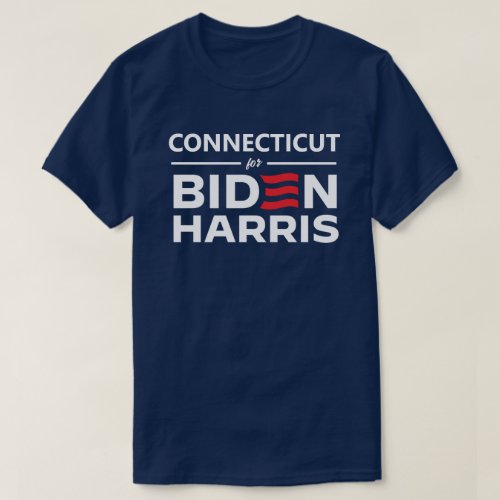 Connecticut for Biden Harris T_Shirt