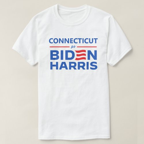 Connecticut for Biden Harris T_Shirt