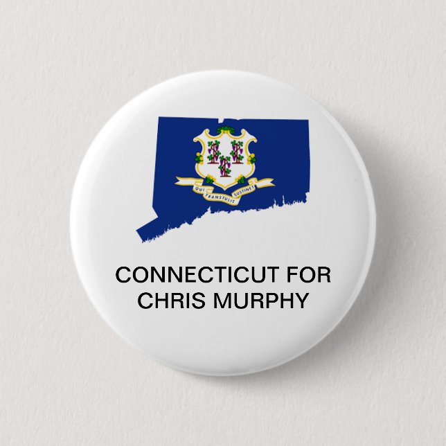 CONNECTICUT for Chris Murphy SENATE   Button (Front)