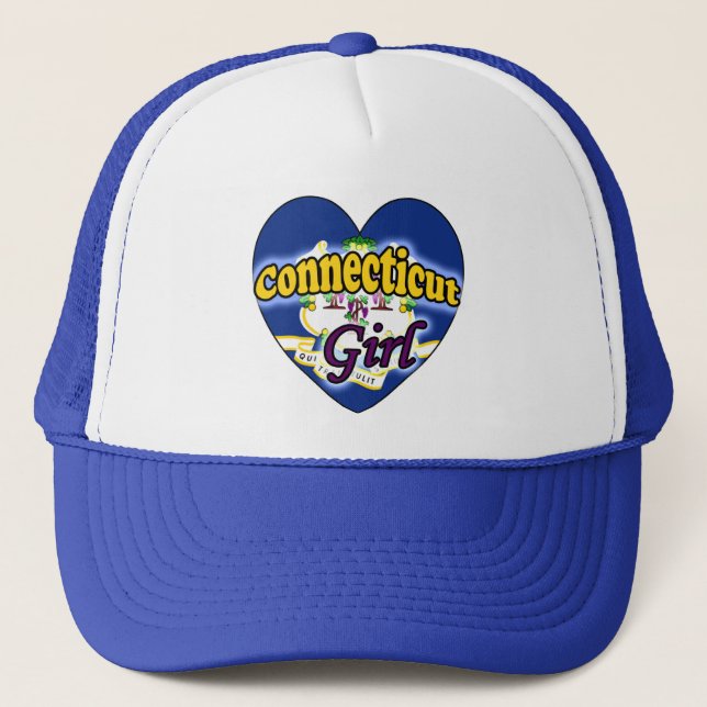 Connecticut Girl Trucker Hat (Front)