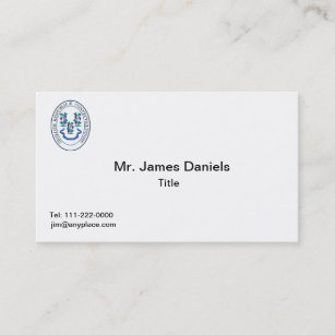 Connecticut Great Seal Business Card