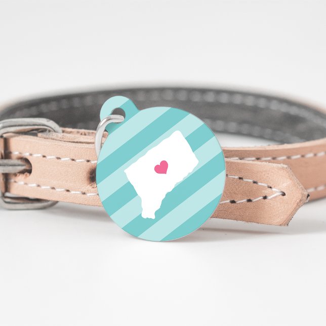 Connecticut Heart Pet ID Tag (Creator Uploaded)