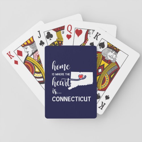 Connecticut home is where the heart is poker cards
