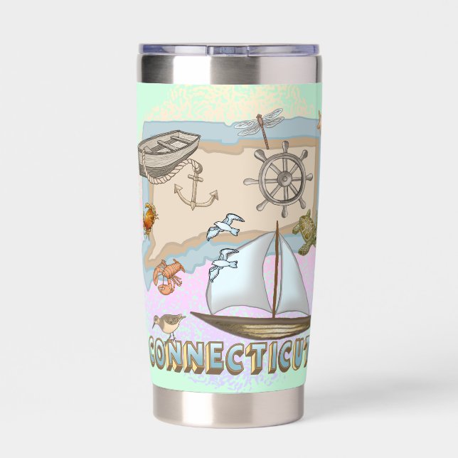 Connecticut  insulated tumbler (Back)