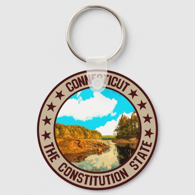 Connecticut                                        keychain (Front)