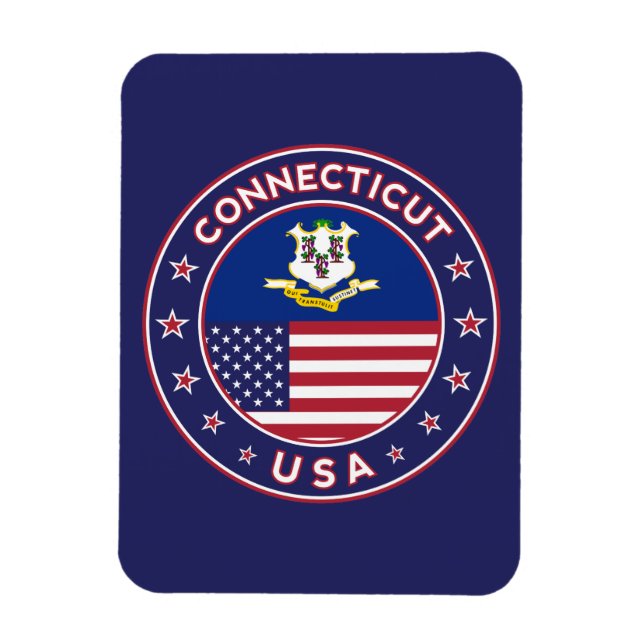 Connecticut Magnet (Vertical)