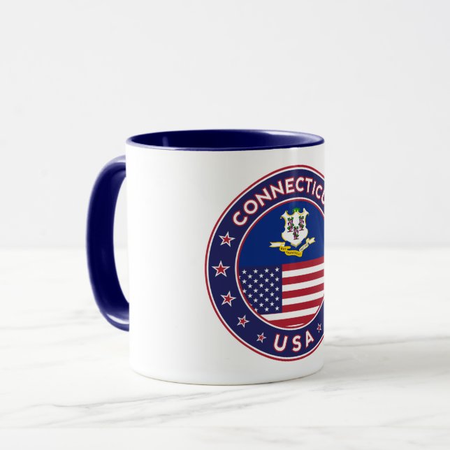 Connecticut  mug (Front Left)