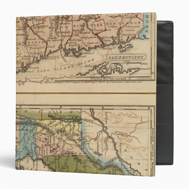 Connecticut, NewEngland 3 Ring Binder (Front/Inside)