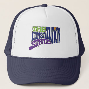 Connecticut Nickname Word Art Trucker Hat