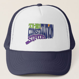 Connecticut Nickname Word Art Trucker Hat