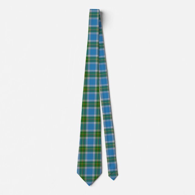 Connecticut official state tartan neck tie (Front)