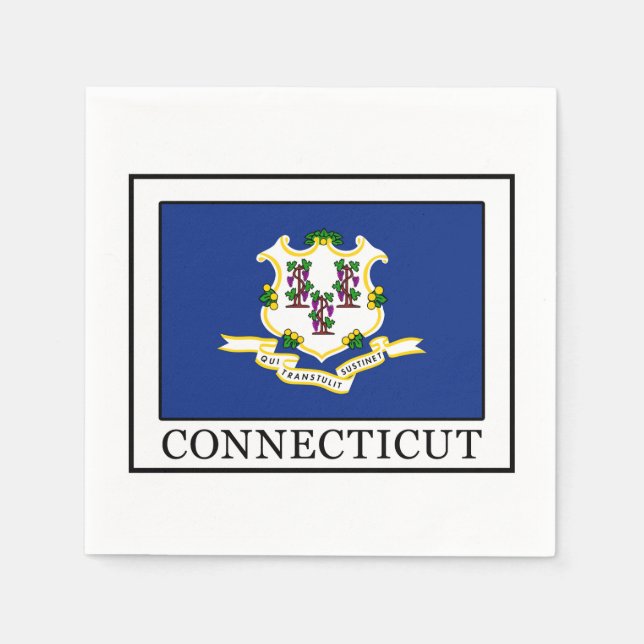 Connecticut Paper Napkins (Front)