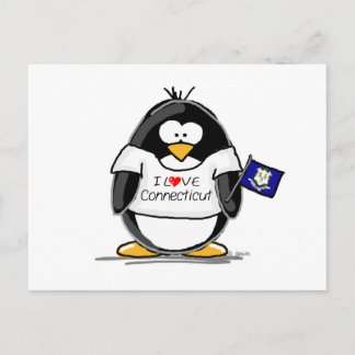 Connecticut Penguin Postcard