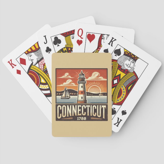 Connecticut Poker Cards (Back)