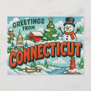 CONNECTICUT Postcard