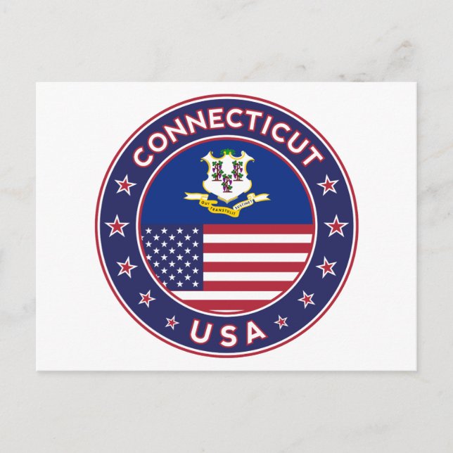 Connecticut Postcard (Front)