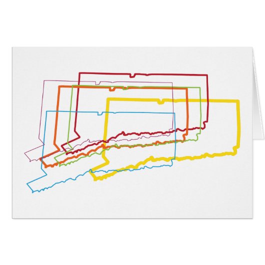 connecticut pride blur cards (Front Horizontal)